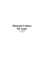 DLV Diamond Cabinet DZ User Manual