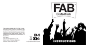 Danelectro FAB Distortion D-1 Instructions