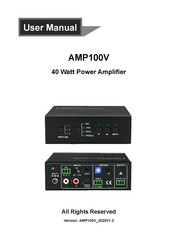 SE audio AMP100V User Manual