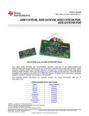 Texas Instruments ADS1147EVM-PDK User Manual