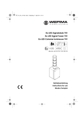 werma Ex-LED Signal Tower 741 Instructions For Use Manual