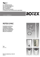 Daikin Rotex E-pac EP HT 5H Installation Manual