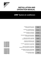 Daikin FXLQ63PVEB Installation And Operation Manual