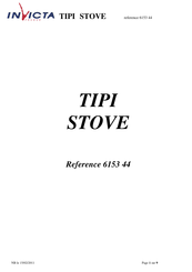 Invicta TIPI 6153 44 Special Instructions For Installation And Use