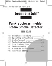 brennenstuhl BR 1211 Operating Instructions Manual