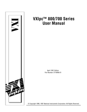 National Instruments VXIpc-740 User Manual