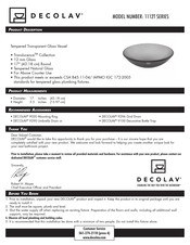 Decolav 1112T Series Product Description