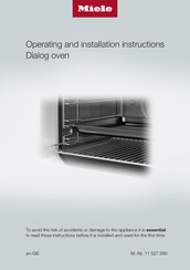 Miele DO 7860 Operating And Installation Instructions