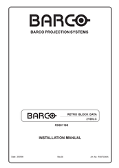 Barco BarcoData 2100 LC Installation Manual