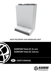 BLAUBERG Ventilatoren KOMFORT Roto EC S2E200 User Manual