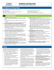 Emc DD860 Installation And Setup Manual