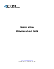 Cooper Instruments & Systems DFI 2555 SERIAL Communications Manual