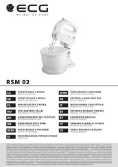 ECG RSM 02 Instruction Manual