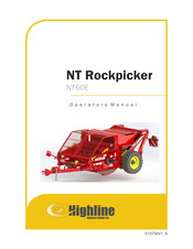 HighLine NT Rockpicker NT60E Operator's Manual
