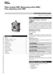 Elster Kromschroder VMF Operating Instructions Manual
