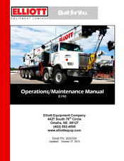 Elliott E190 Operation And Maintenance Manual