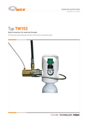 Weh TW102 Operating Instructions Manual
