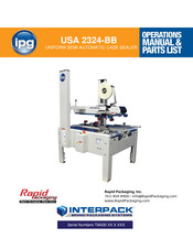 Rapid Packaging IPG USA 2324-BB Operations Manual & Parts List