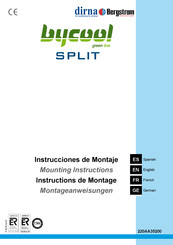 dirna Bergstrom bycool green SPLIT Series Mounting Instructions
