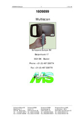 Schippers Europe Multiscan 1609899 User Manual
