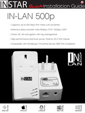 Instar IN-LAN 500p Quick Installation Manual