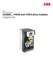 ABB ACS880-31+P940 Supplement Manual