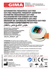 Gima OXY-PED Use And Maintenance Book