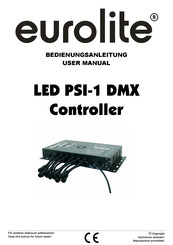 EuroLite LED PSI-1 DMX Controller User Manual