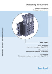 Burkert MP05 Operating Instructions Manual