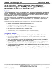 Server Technology KIT-STEYE-01 Technical Note