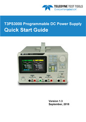 Teledyne T3PS3000 Quick Start Manual