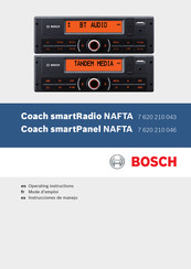 Bosch Coach smartPanel NAFTA 7 620 210 046 Operating Instructions Manual
