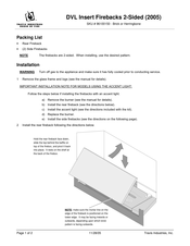 Travis Industries 96100150 Manual