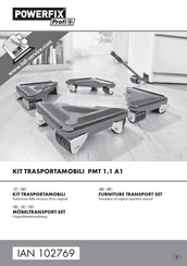 Powerfix PMT 1.1 A1 Translation Of Original Operation Manual