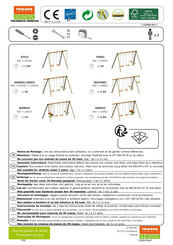 Trigano Jardin YUKO Assembly Instructions Manual