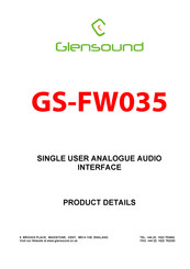 Glensound GS-FW035 Manual