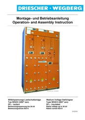 DRIESCHER-WEGBERG MINEX ABS zero Operation And Assembly Instructions