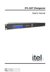 itel STL-SAT Changeover User Manual