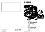 Siemens ER747501E Operating Instructions Manual
