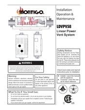 Montigo LDVPV58 Installation Operation & Maintenance