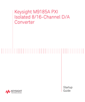 Keysight M9185A Startup Manual