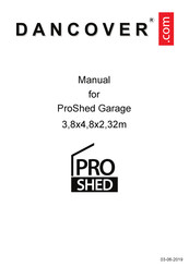Dancover ProShed MS572012 Manual