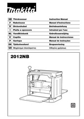 Makita 2012NB Instruction Manual