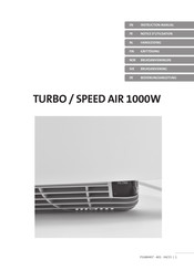 Lvi TURBO / SPEED AIR 1000W Instruction Manual