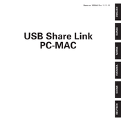 Sandberg USB Share Link PC-MAC Manual