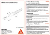 HEINE mini-c Cliplamp Instructions