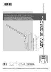 BFT MOOVI BT 50 Installation And User Manual
