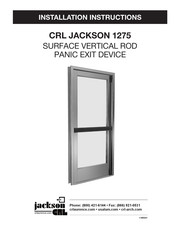 CRL JACKSON 1275 Installation Instructions Manual