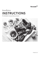 Thermador REMCPW Installation Instructions Manual