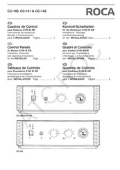 Roca CC-141 Installation, Assembly, And Operating Instructions For The Installer